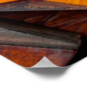 Alphabet abstrakt - Hintergrund zufälliger Buchsta Poster (Ecke)