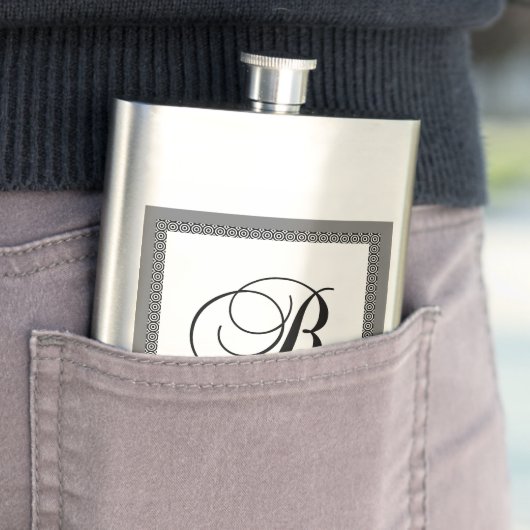 ALPHABET - ANFANG B - MONOGRAMM FLACHMANN (Beispiel)