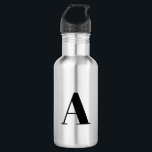 Alphabet-Anfangsbuchstaben anpassen, personalisier Edelstahlflasche<br><div class="desc">Alphabet-Anfangsbuchstaben Edelstahlflasche schwarz anpassen,  personalisieren</div>