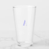 Alphabet-Anfangsbuchstaben anpassen, personalisier Glas (Rückseite)