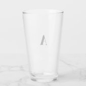 Alphabet-Anfangsbuchstaben anpassen, personalisier Glas (Rückseite)