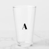 Alphabet-Anfangsbuchstaben anpassen, personalisier Glas (Vorderseite)
