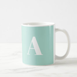 Alphabet-Anfangsbuchstaben anpassen, personalisier Kaffeetasse