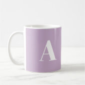 Alphabet-Anfangsbuchstaben anpassen, personalisier Kaffeetasse (Links)
