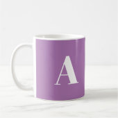Alphabet-Anfangsbuchstaben anpassen, personalisier Kaffeetasse (Links)