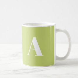 Alphabet-Anfangsbuchstaben anpassen, personalisier Kaffeetasse