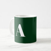 Alphabet-Anfangsbuchstaben anpassen, personalisier Kaffeetasse (Vorderseite Links)