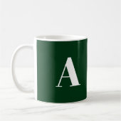 Alphabet-Anfangsbuchstaben anpassen, personalisier Kaffeetasse (Links)