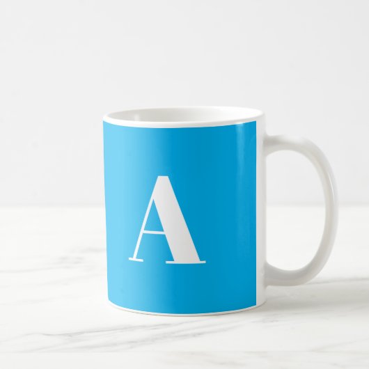 Alphabet-Anfangsbuchstaben anpassen, personalisier Kaffeetasse (Rechts)