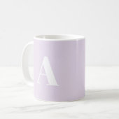 Alphabet-Anfangsbuchstaben anpassen, personalisier Kaffeetasse (Vorderseite Links)