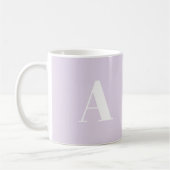 Alphabet-Anfangsbuchstaben anpassen, personalisier Kaffeetasse (Links)