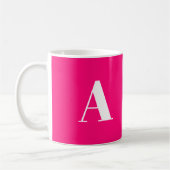 Alphabet-Anfangsbuchstaben anpassen, personalisier Kaffeetasse (Links)