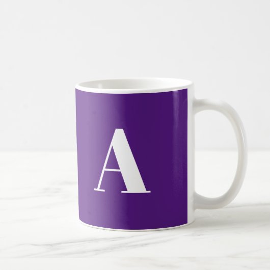 Alphabet-Anfangsbuchstaben anpassen, personalisier Kaffeetasse (Rechts)