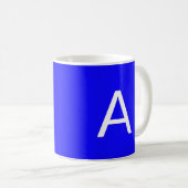 Alphabet-Anfangsbuchstaben anpassen, personalisier Kaffeetasse (VorderseiteRechts)