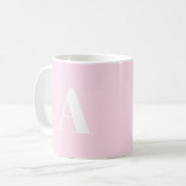 Alphabet-Anfangsbuchstaben anpassen, personalisier Kaffeetasse (Vorderseite Links)