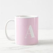 Alphabet-Anfangsbuchstaben anpassen, personalisier Kaffeetasse (Links)