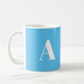 Alphabet-Anfangsbuchstaben anpassen, personalisier Kaffeetasse (Links)