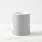 Alphabet-Anfangsbuchstaben anpassen, personalisier Kaffeetasse (Mittel)