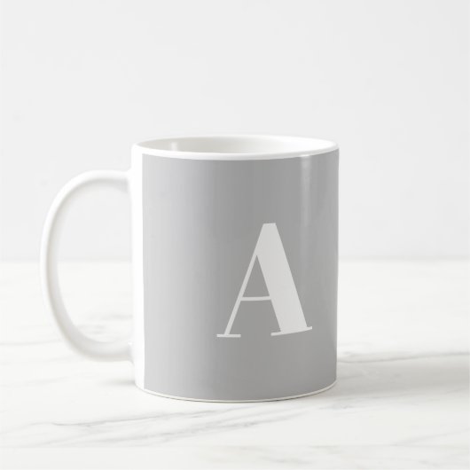 Alphabet-Anfangsbuchstaben anpassen, personalisier Kaffeetasse (Links)