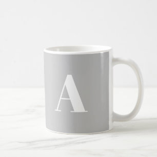 Alphabet-Anfangsbuchstaben anpassen, personalisier Kaffeetasse