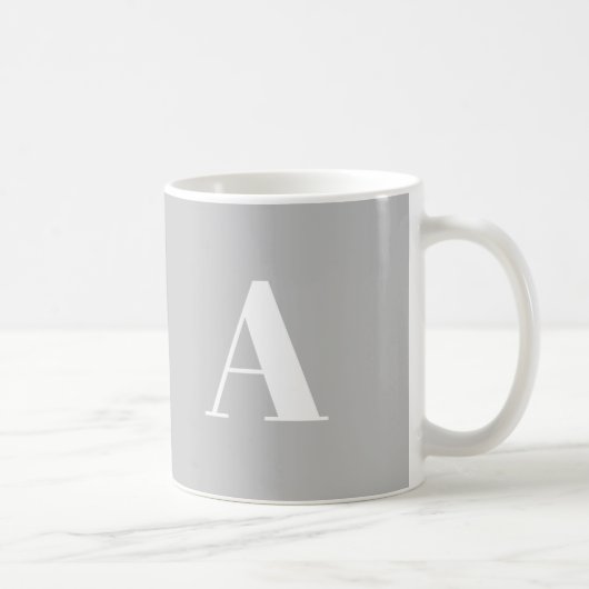 Alphabet-Anfangsbuchstaben anpassen, personalisier Kaffeetasse (Rechts)