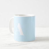 Alphabet-Anfangsbuchstaben anpassen, personalisier Kaffeetasse (Vorderseite Links)