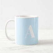 Alphabet-Anfangsbuchstaben anpassen, personalisier Kaffeetasse (Links)