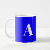 Alphabet-Anfangsbuchstaben anpassen, personalisier Kaffeetasse (Links)