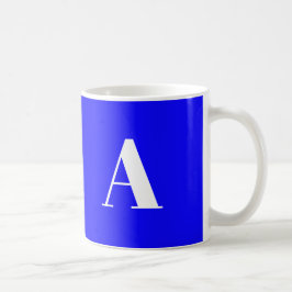 Alphabet-Anfangsbuchstaben anpassen, personalisier Kaffeetasse