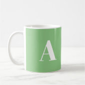 Alphabet-Anfangsbuchstaben anpassen, personalisier Kaffeetasse (Links)