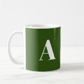 Alphabet-Anfangsbuchstaben anpassen, personalisier Kaffeetasse (Links)