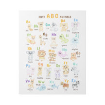 Alphabet Animal ABC Niedliche Tiere