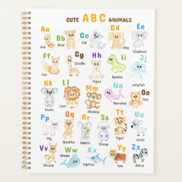 Alphabet Animal ABC Niedliche Tiere Planer