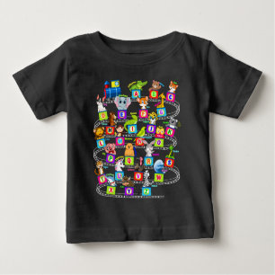 Alphabet Animal ABCs Learning  Baby T-shirt
