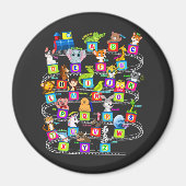 Alphabet Animal ABCs Learning Circle Magnet (Vorne)