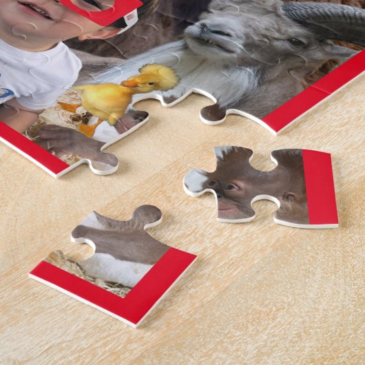 Alphabet Animals Personalisiert Jigsaw Puzzle (Seite)
