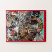 Alphabet Animals Personalisiert Jigsaw Puzzle (Horizontal)