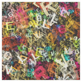 Alphabet Art 1 Custom Fabric Stoff (Muster)