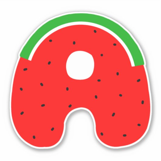 Alphabet-Aufkleber, Buchstabe A, Aufkleber, Wasser Aufkleber (Vorderseite)