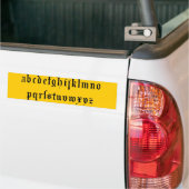 Alphabet Autoaufkleber (Auf Lkw)