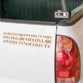 Alphabet Autoaufkleber (Auf Lkw)