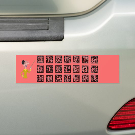 Alphabet Autoaufkleber (Auf Auto)