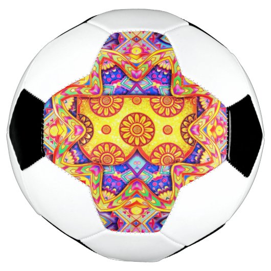Alphabet B mandala Fußball (Gedreht)