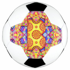 Alphabet B mandala Fußball