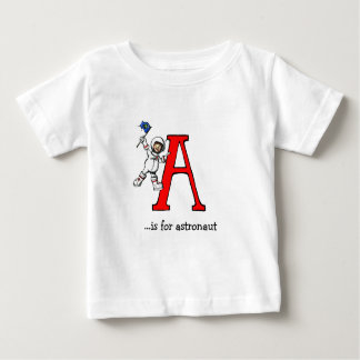 Alphabet-Baby-T - Shirt: A ist für Astronauten Baby T-shirt