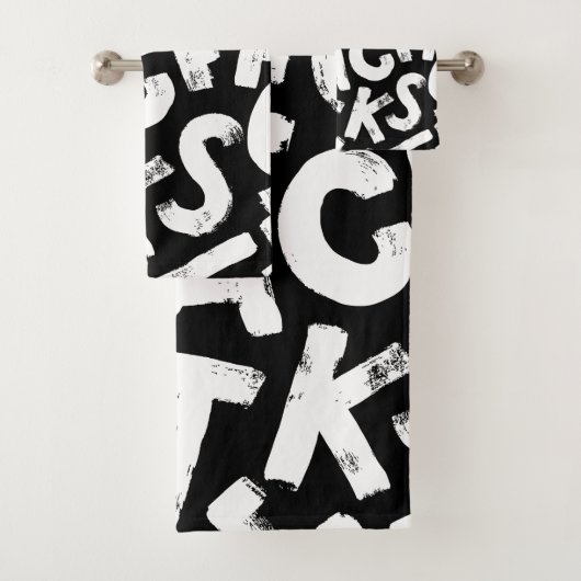 Alphabet Badhandtuch Set (Insitu)
