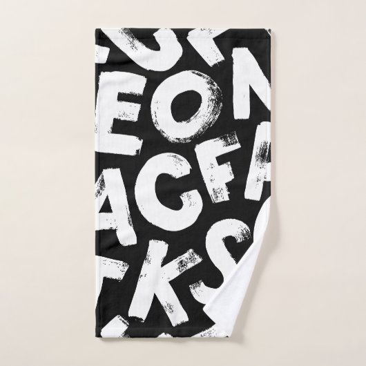 Alphabet Badhandtuch Set (Handtuch)
