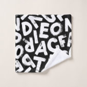 Alphabet Badhandtuch Set (Waschlappen)
