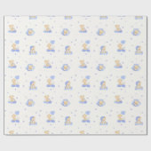 Alphabet-Bär Geschenkpapier (Flach)