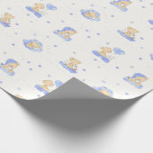 Alphabet-Bär Geschenkpapier (Ecke)